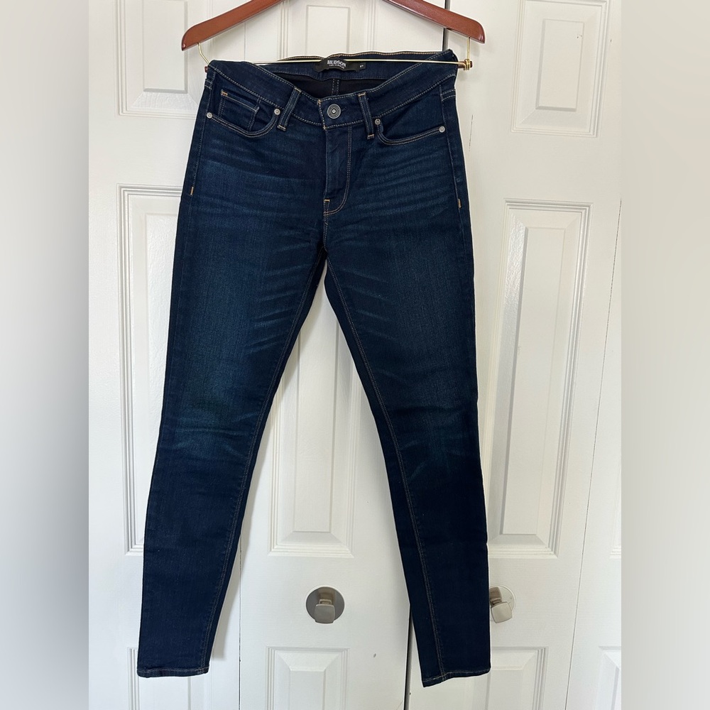 Hudson Jeans Women's Deep Indigo Skinny Jeans